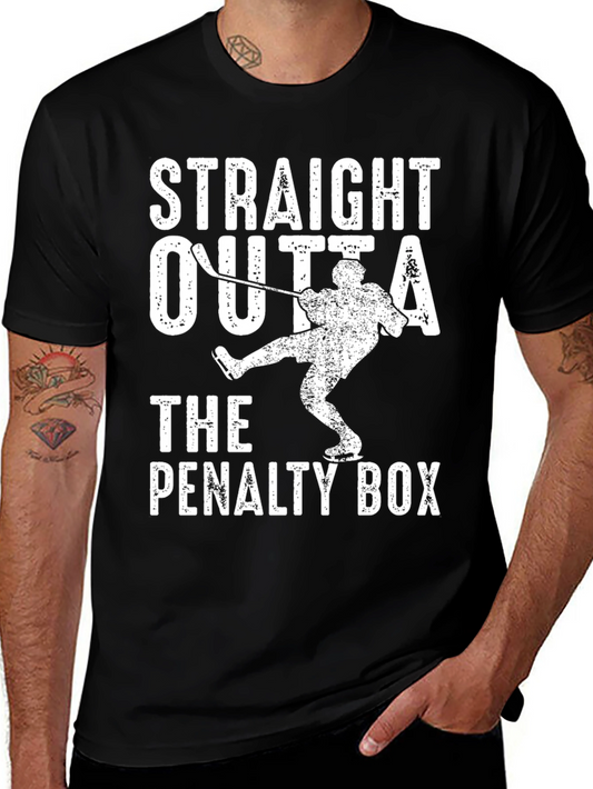 Straight Outta The Penalty Box T-Shirt Hockey