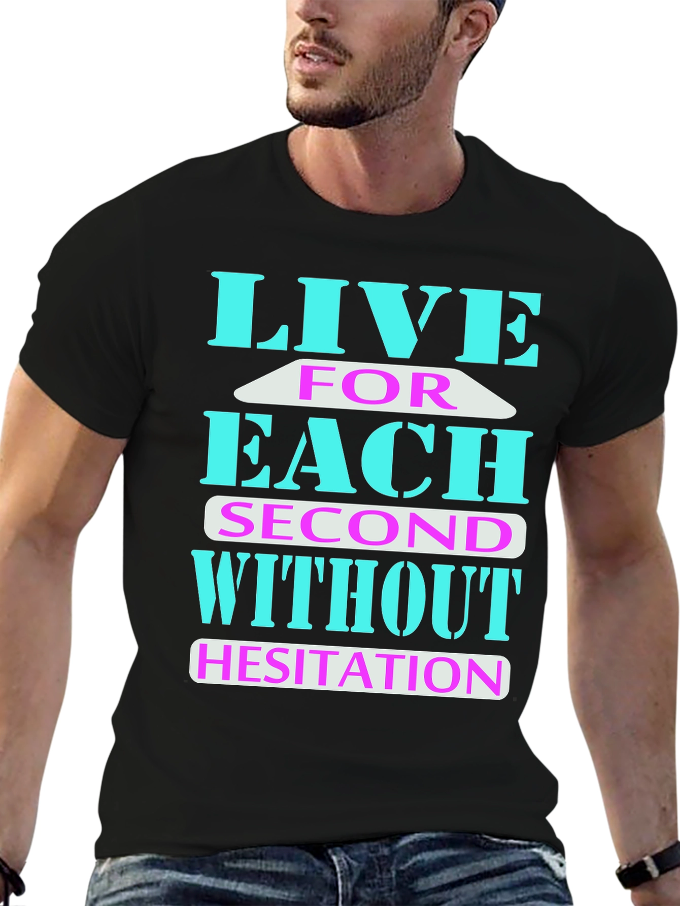 Live Each Second Graphic Tee
