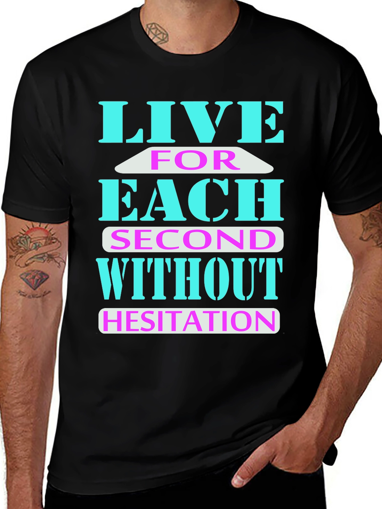 Live Each Second Graphic Tee