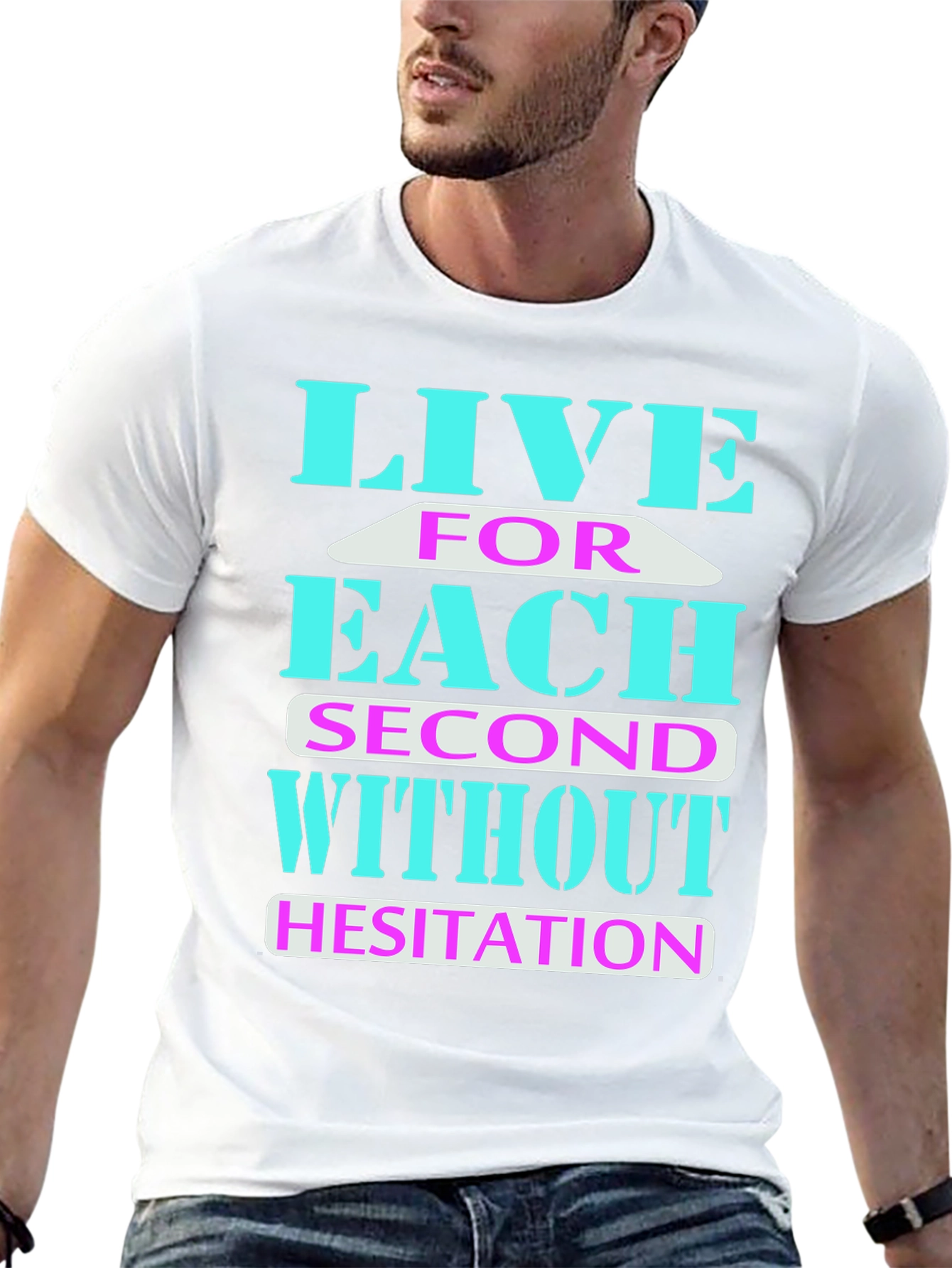 Live Each Second Graphic Tee