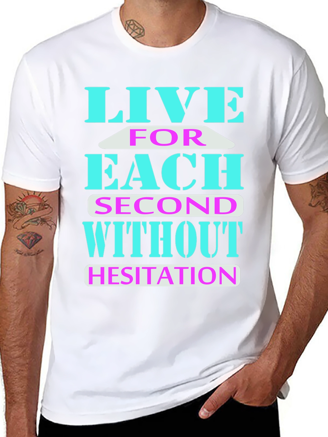 Live Each Second Graphic Tee