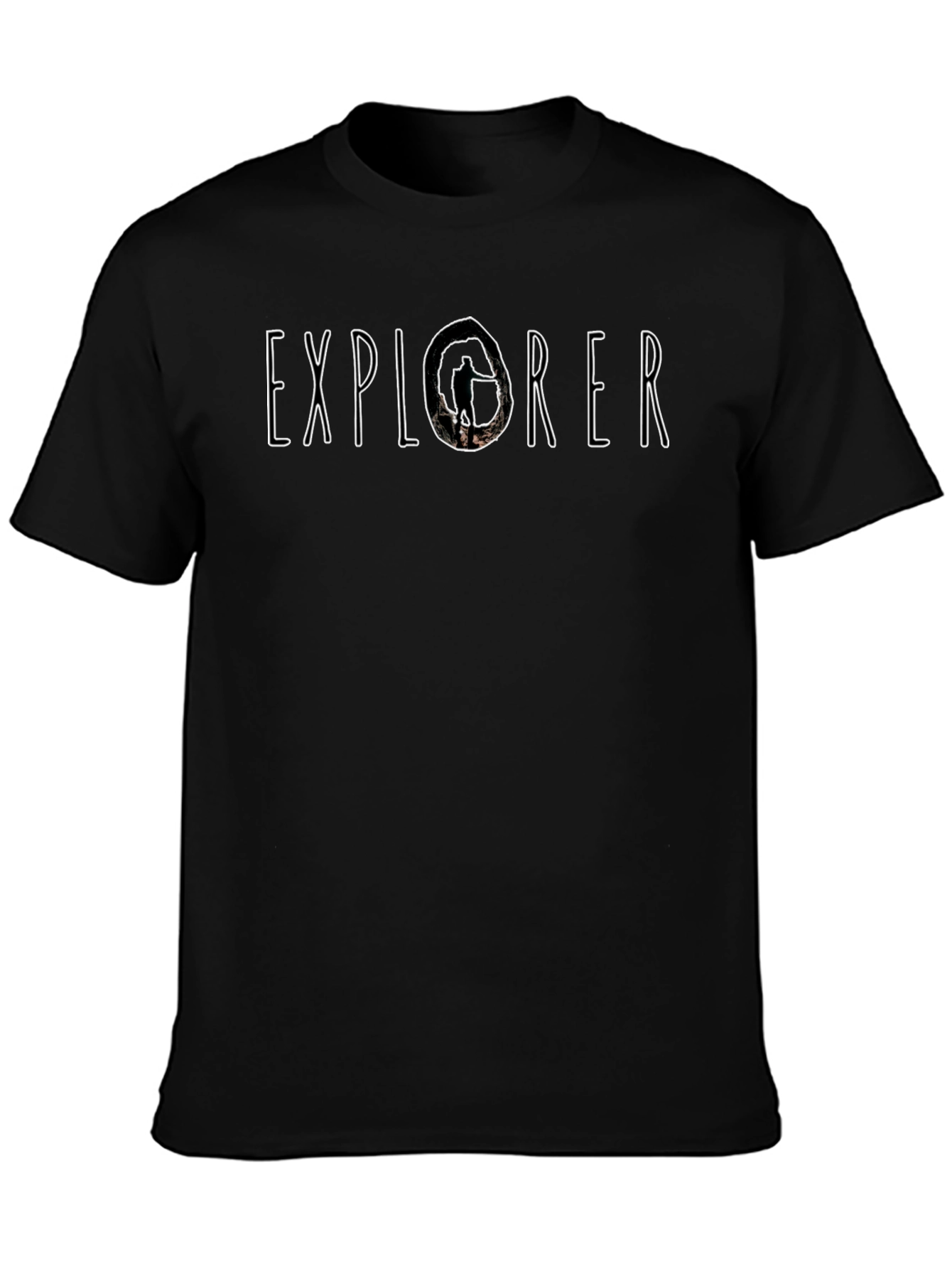 Explorer Black Graphic T-Shirt