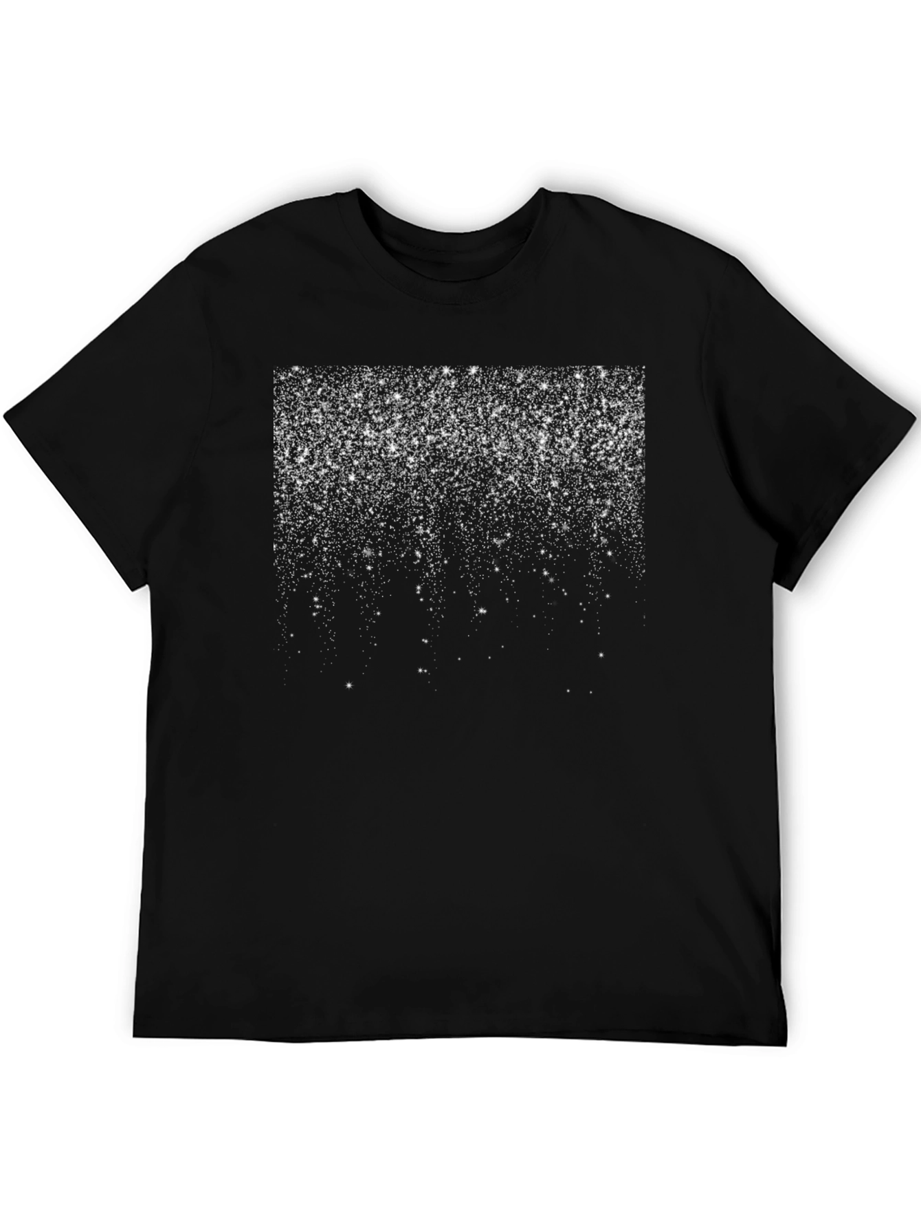 Sparkling Stars Black T-Shirt