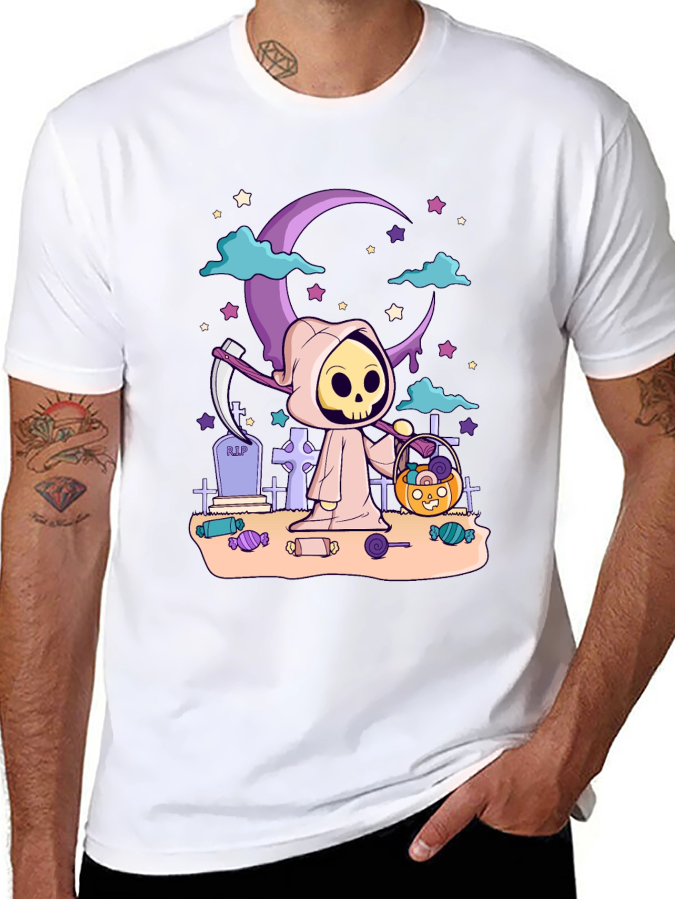 Halloween Grim Reaper T-Shirt