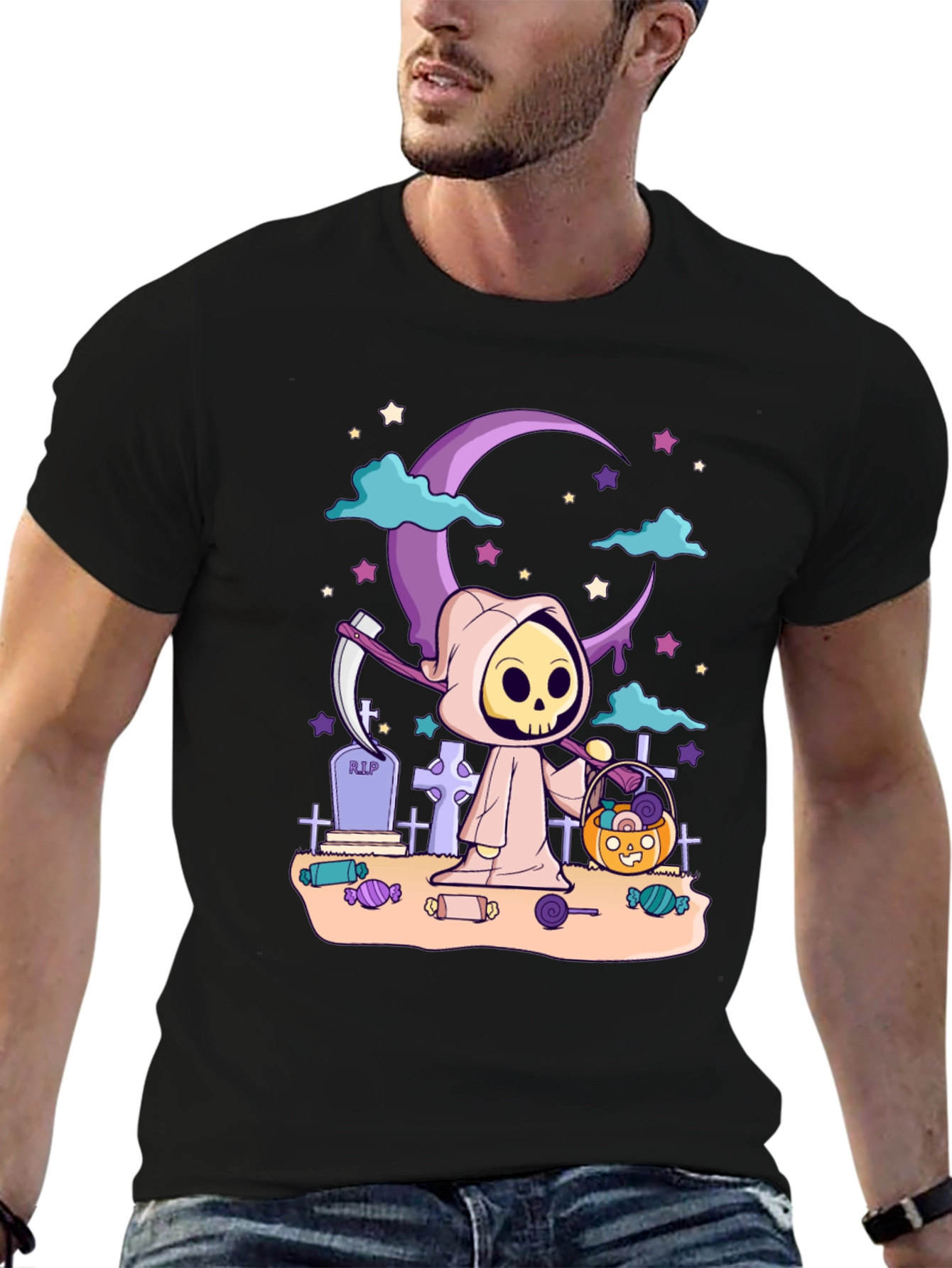 Halloween Grim Reaper T-Shirt