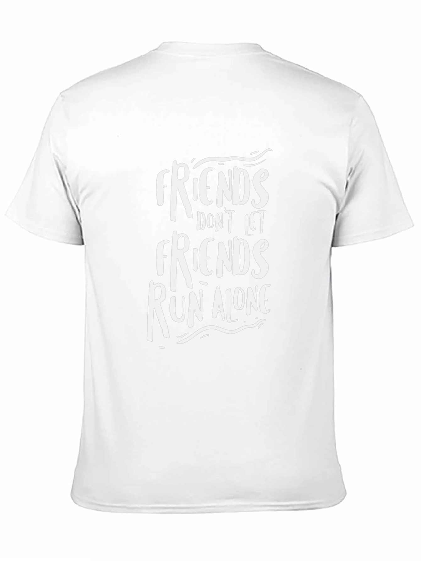 Friends Run Alone Graphic Tee - Black