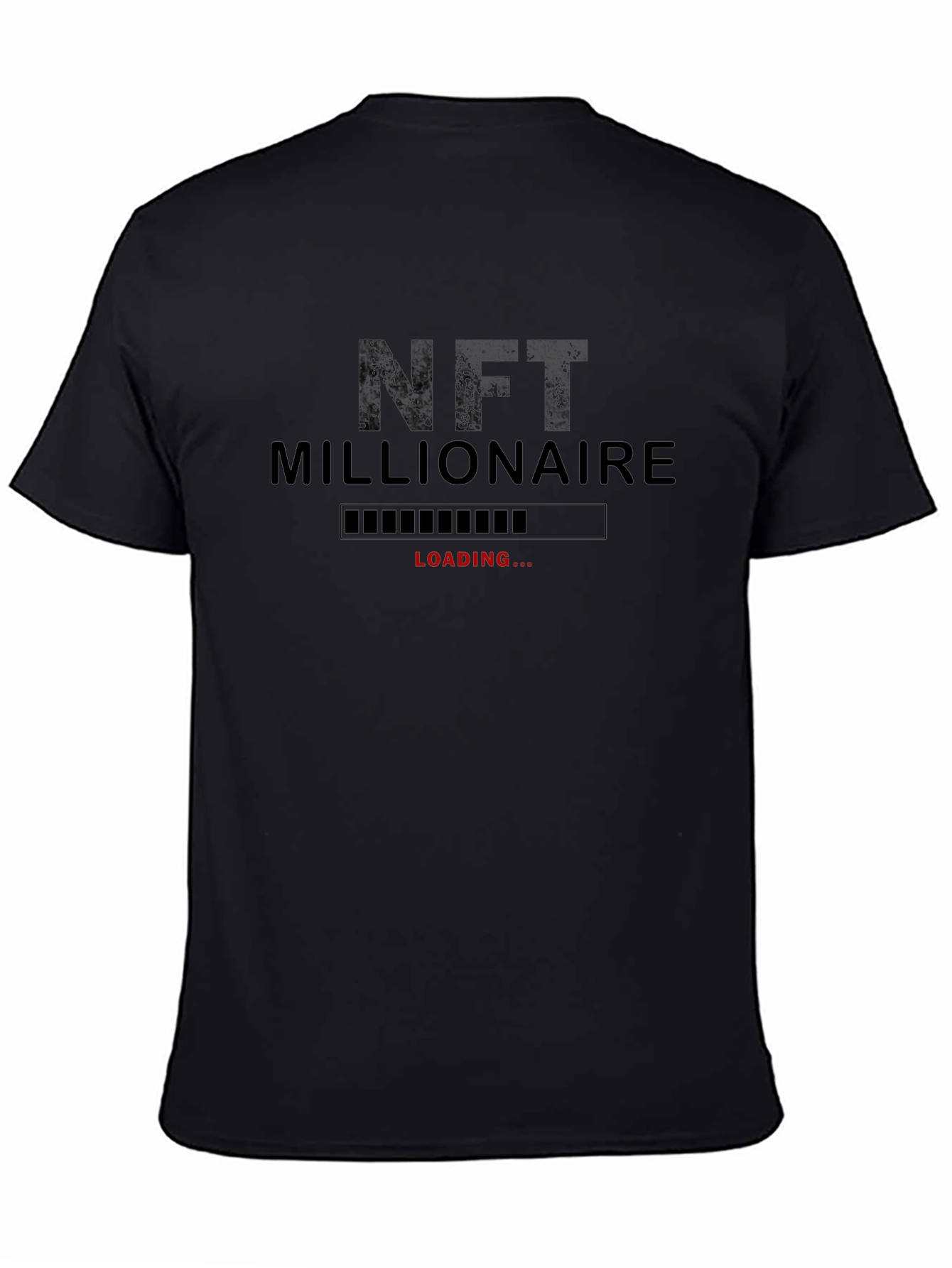 NFT Millionaire Loading Black T-Shirt