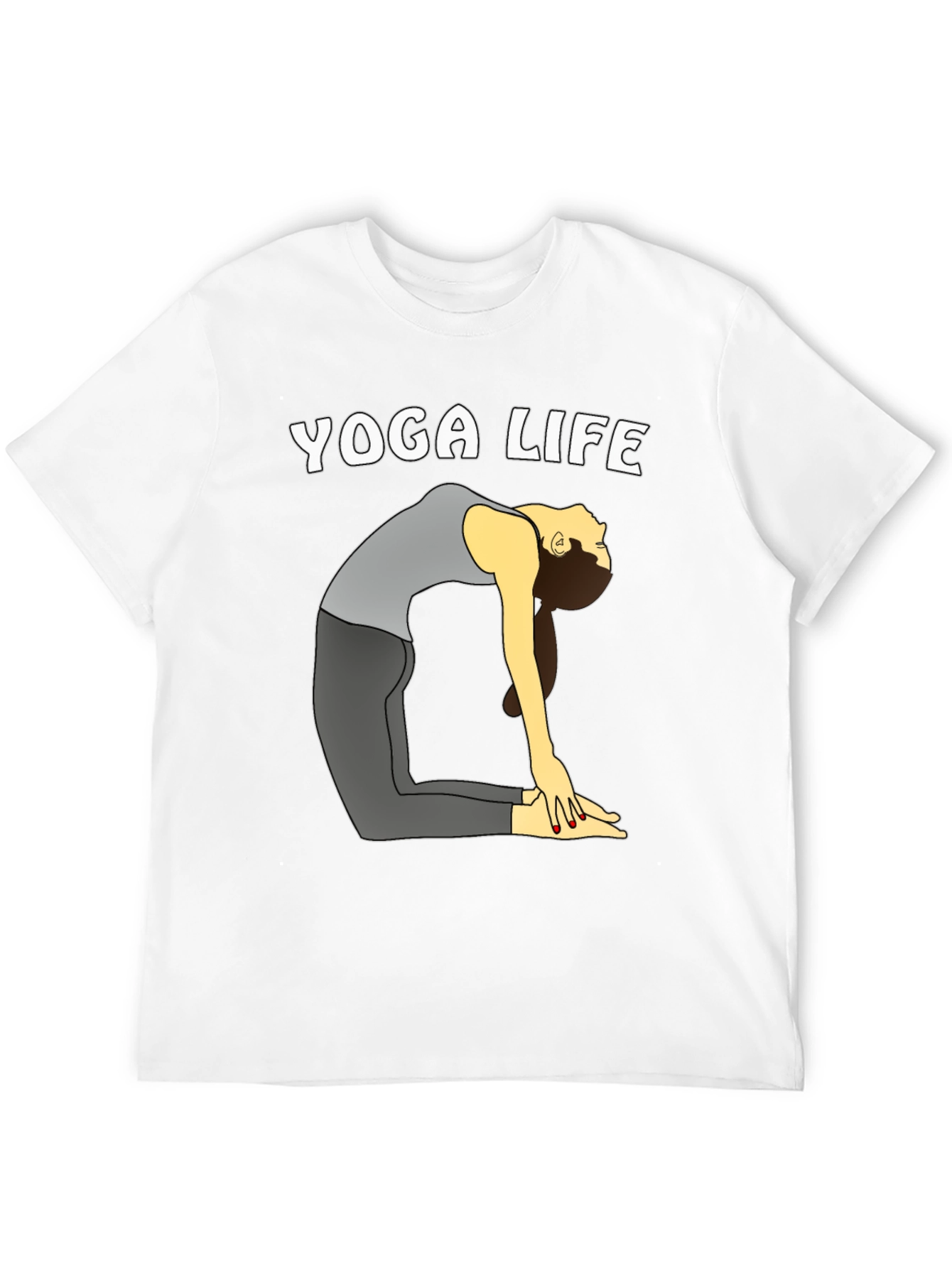 Yoga Life T-Shirt - Black Graphic Tee