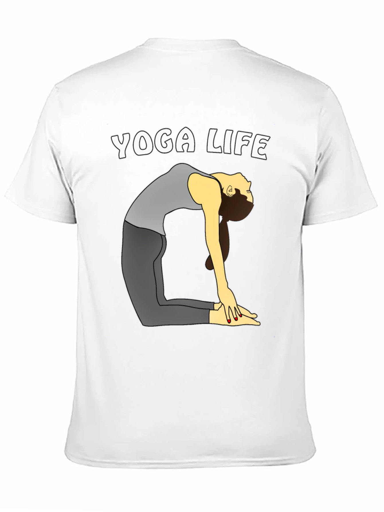 Yoga Life T-Shirt - Black Graphic Tee