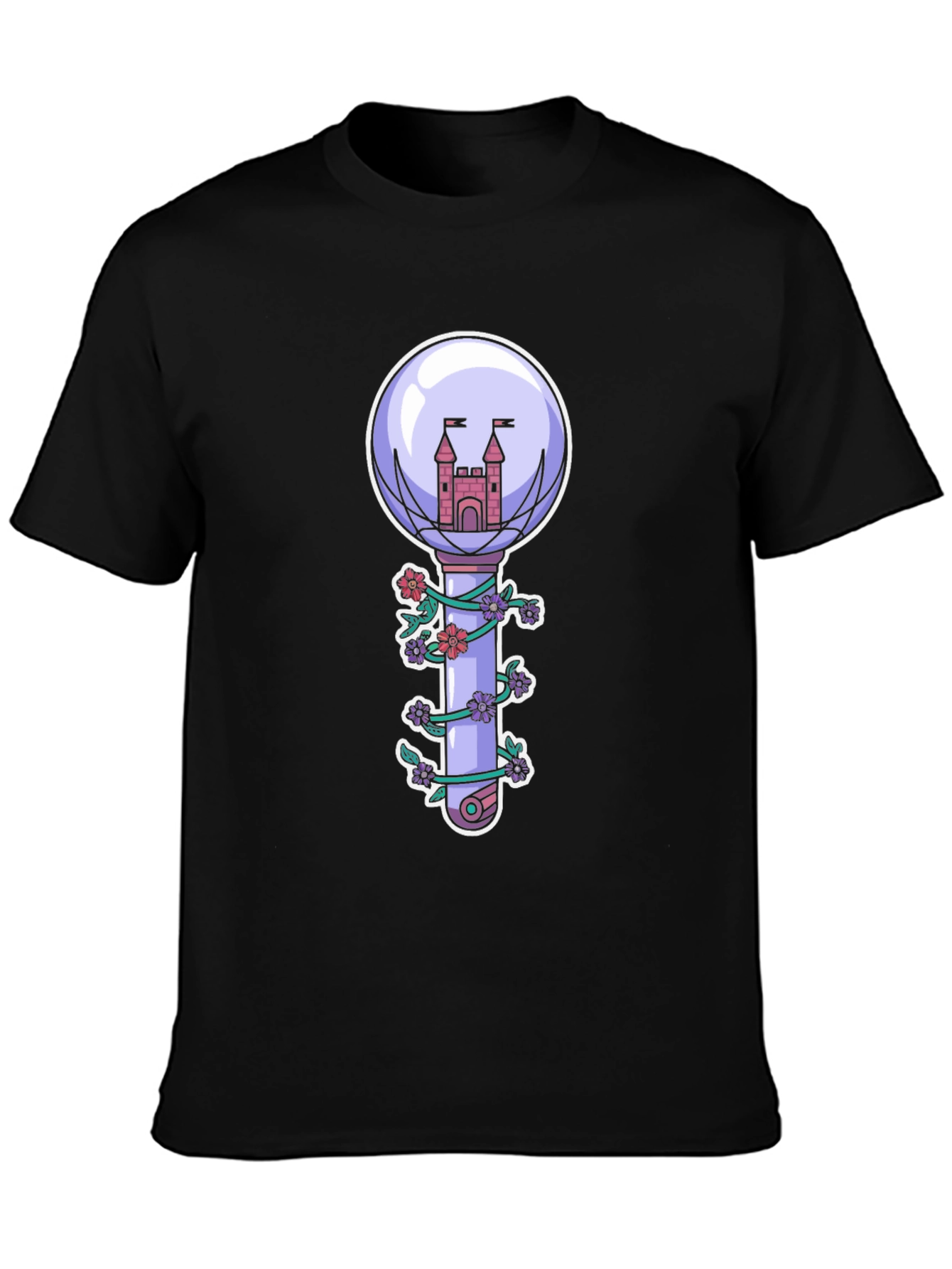 Castle Lightstick Graphic Tee - Black