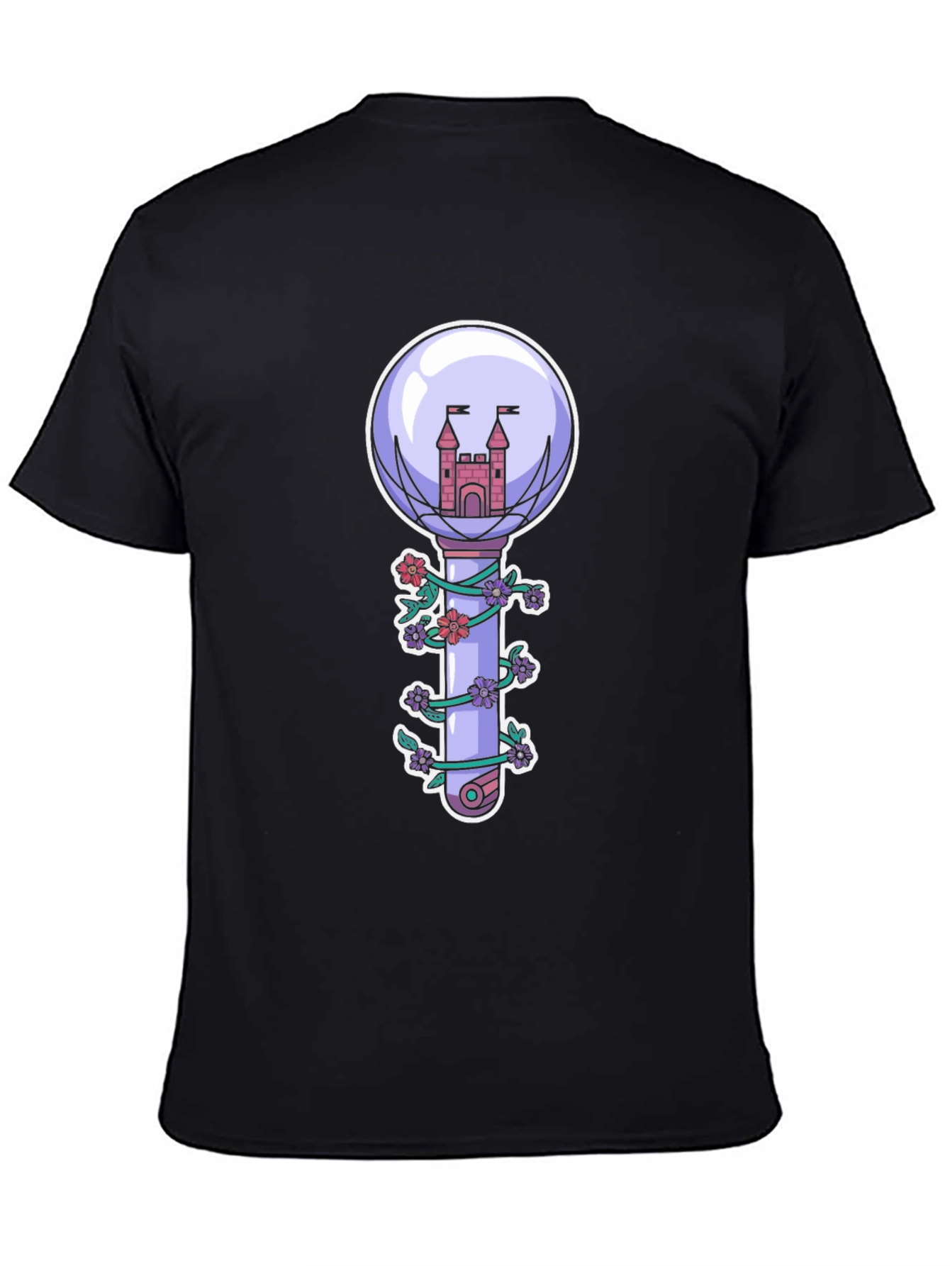 Castle Lightstick Graphic Tee - Black