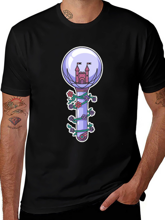 Castle Lightstick Graphic Tee - Black
