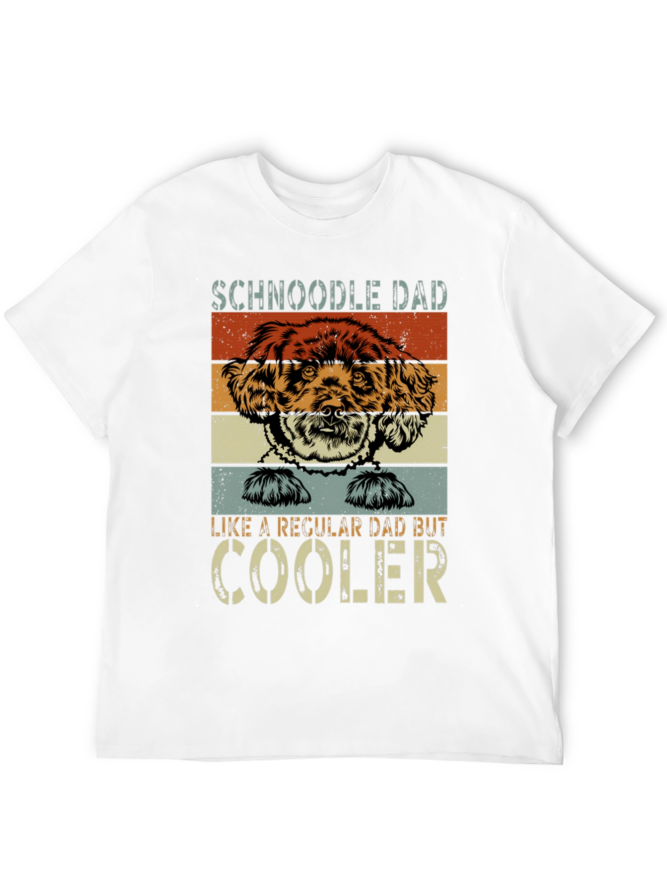 Schnoodle Dad T-Shirt - Cool Fathers Day Gift