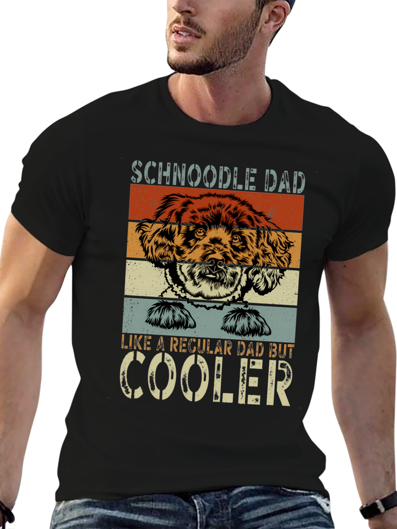 Schnoodle Dad T-Shirt - Cool Fathers Day Gift