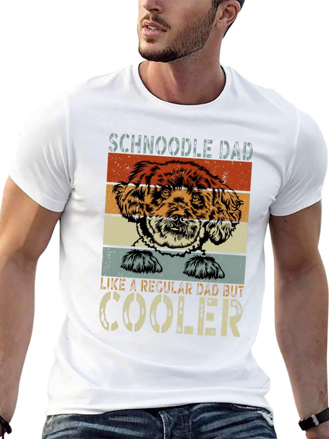 Schnoodle Dad T-Shirt - Cool Fathers Day Gift