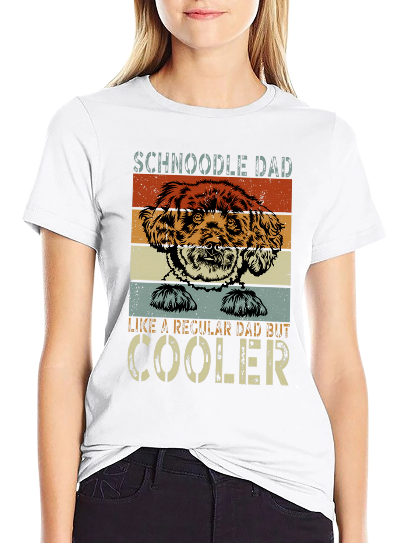 Schnoodle Dad T-Shirt - Cool Fathers Day Gift