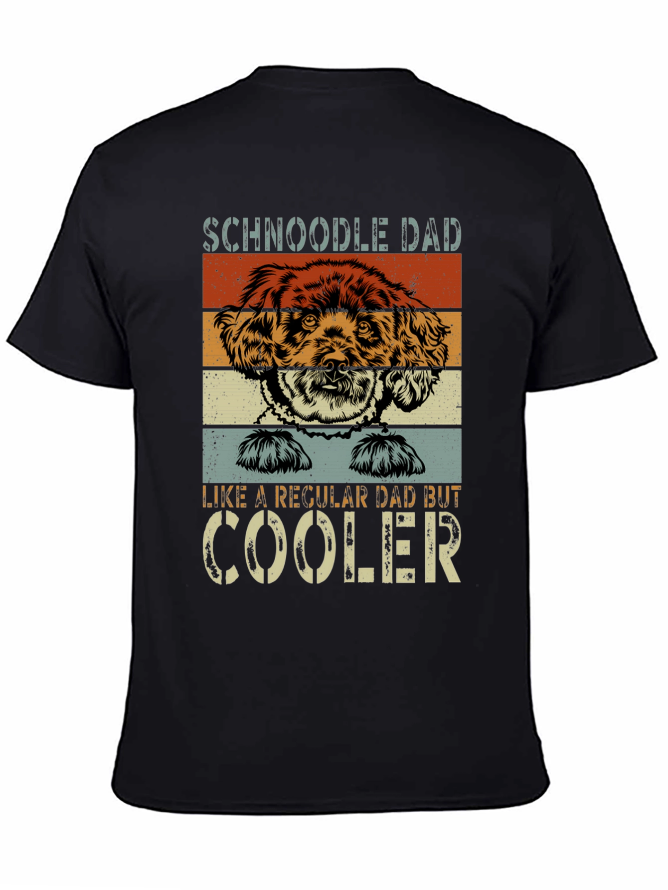 Schnoodle Dad T-Shirt - Cool Fathers Day Gift