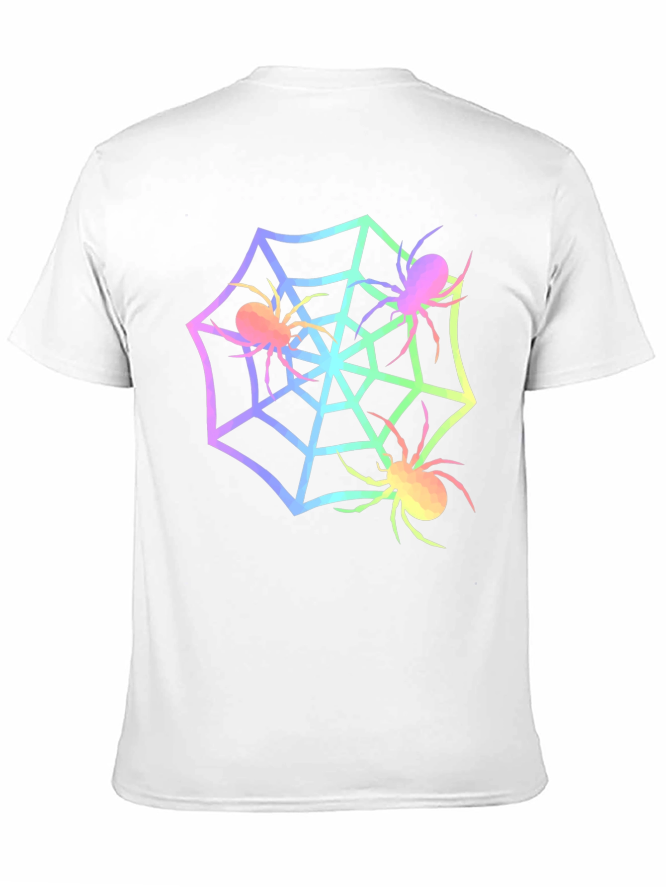 Spider Web Graphic Tee - Halloween Shirt