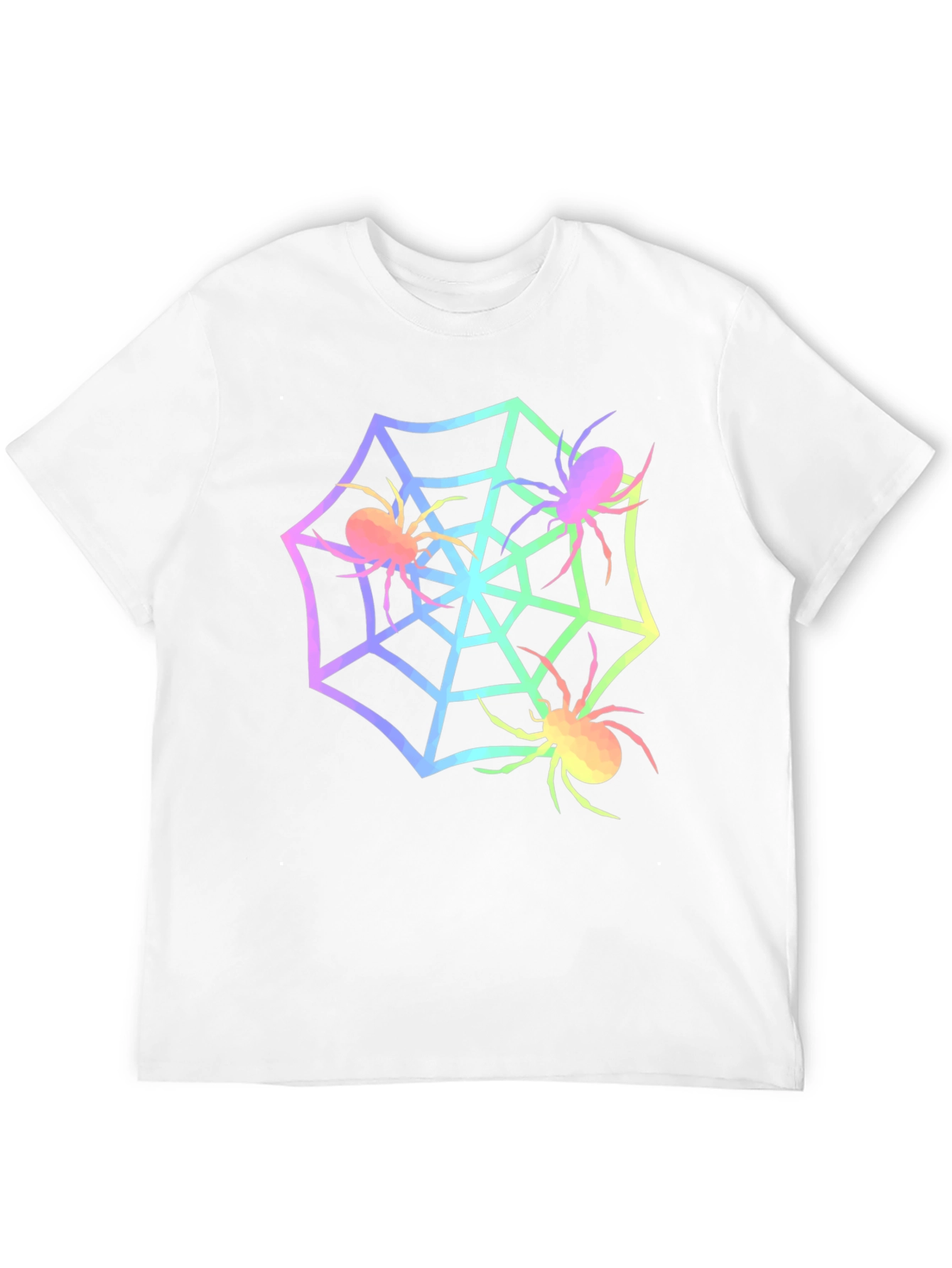 Spider Web Graphic Tee - Halloween Shirt