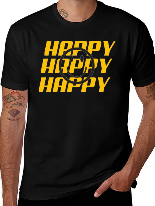 Happy Smiley Face Graphic Tee