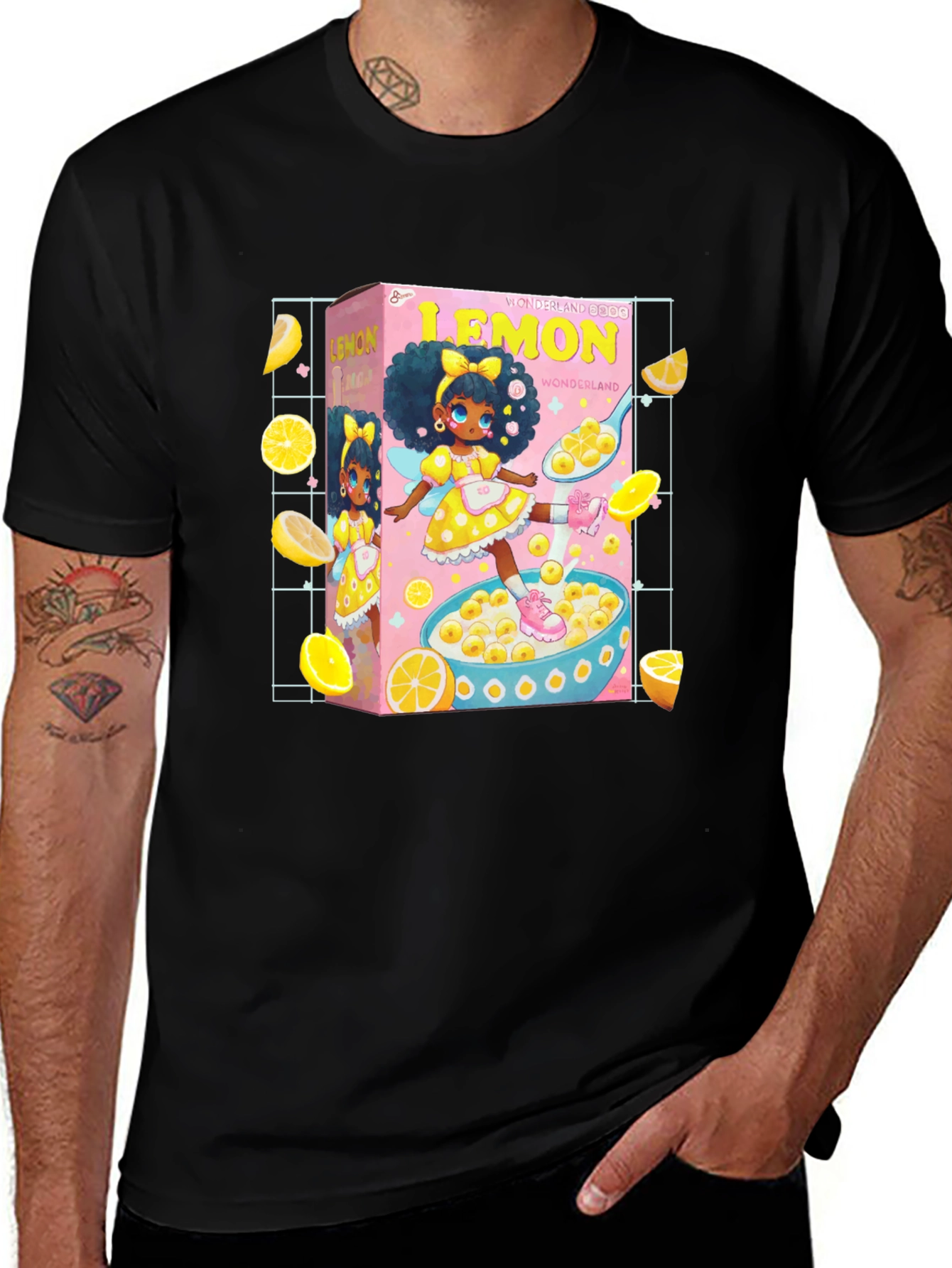 Lemon Wonderland Cereal T-Shirt