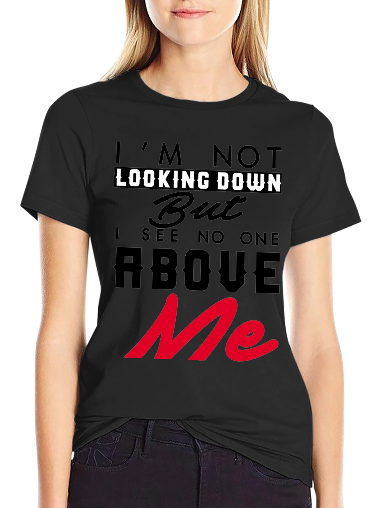 Im Not Looking Down T-Shirt Graphic Tee