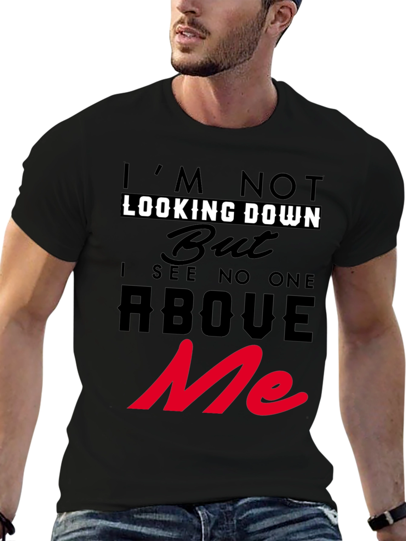 Im Not Looking Down T-Shirt Graphic Tee