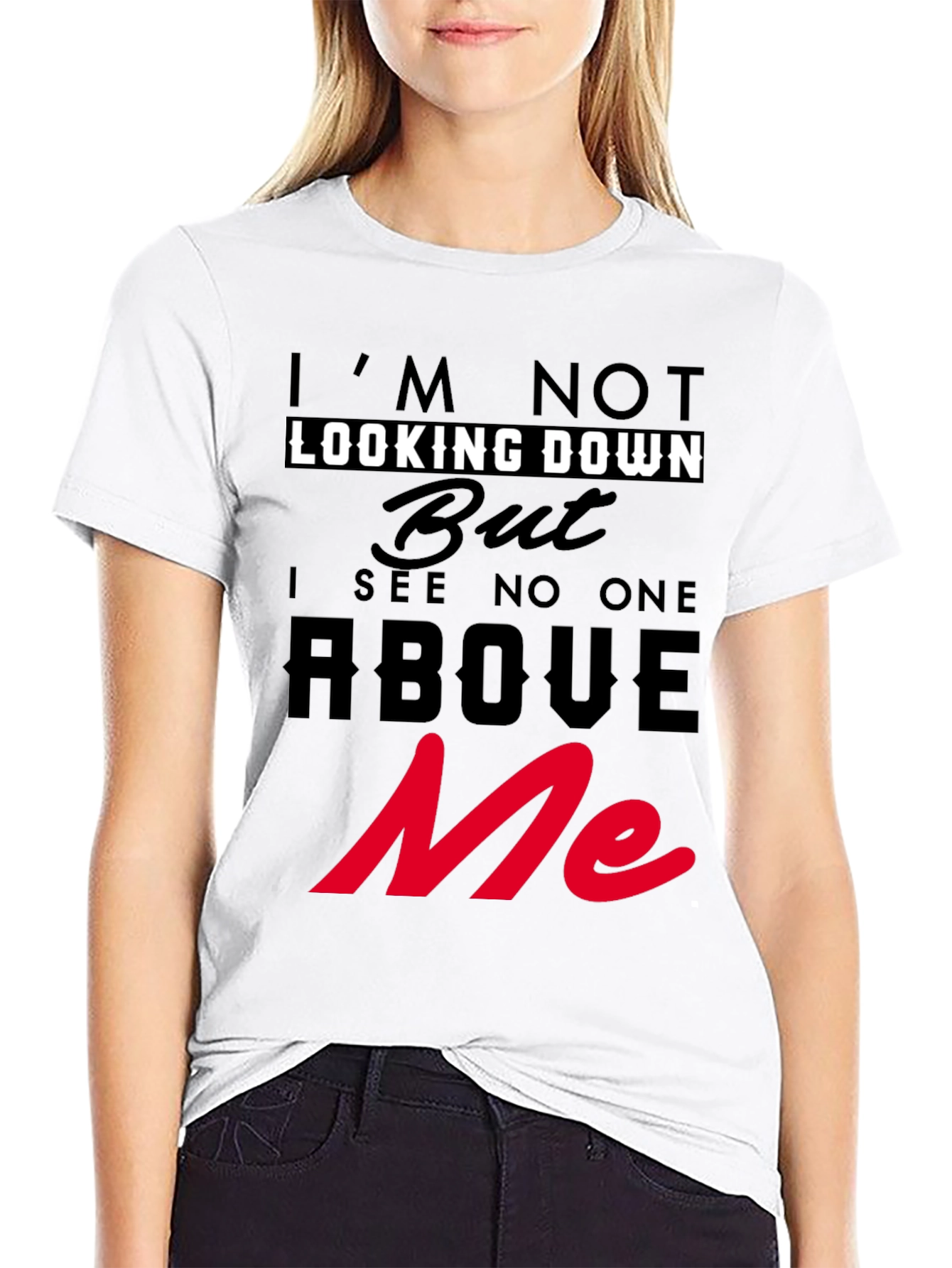 Im Not Looking Down T-Shirt Graphic Tee