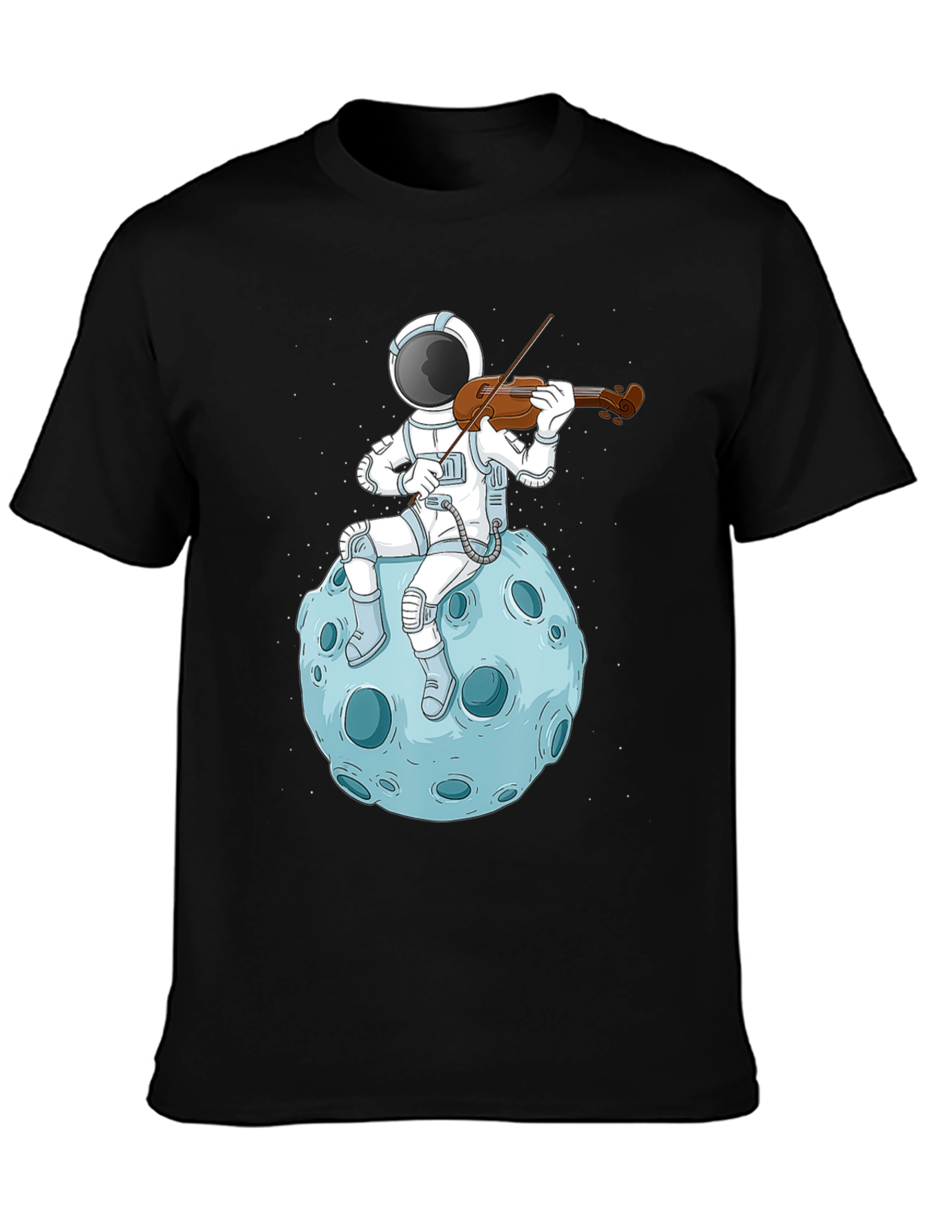 Astronaut Violinist T-Shirt - Space Music Tee