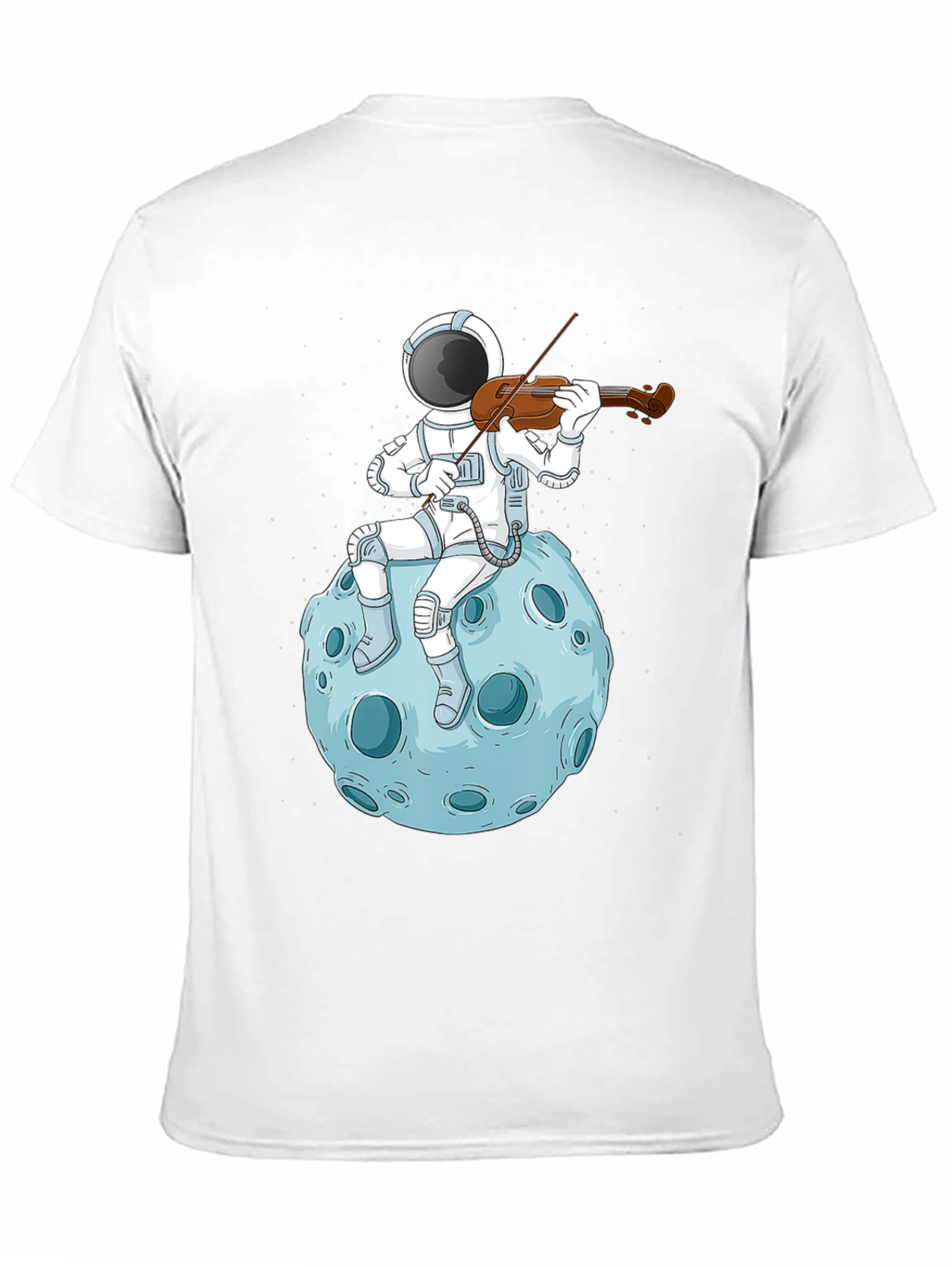 Astronaut Violinist T-Shirt - Space Music Tee