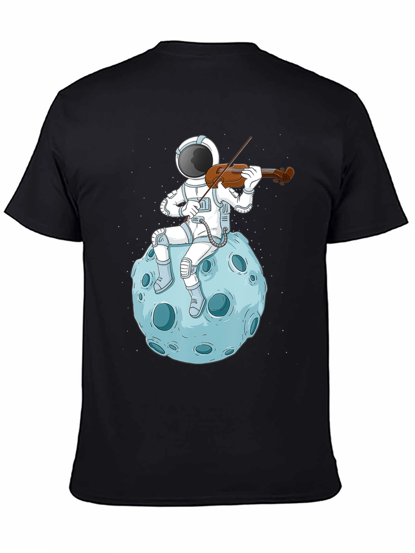 Astronaut Violinist T-Shirt - Space Music Tee