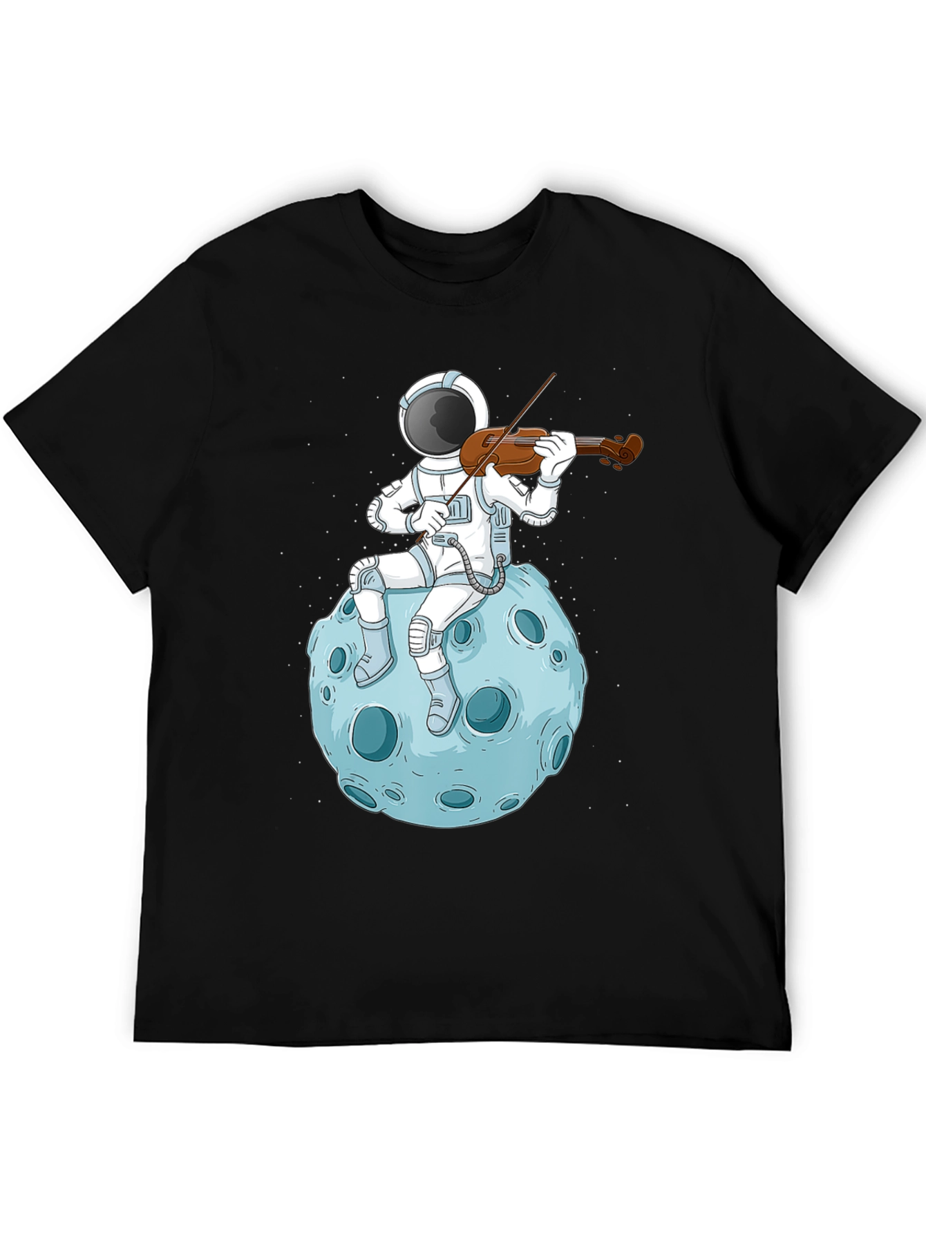 Astronaut Violinist T-Shirt - Space Music Tee