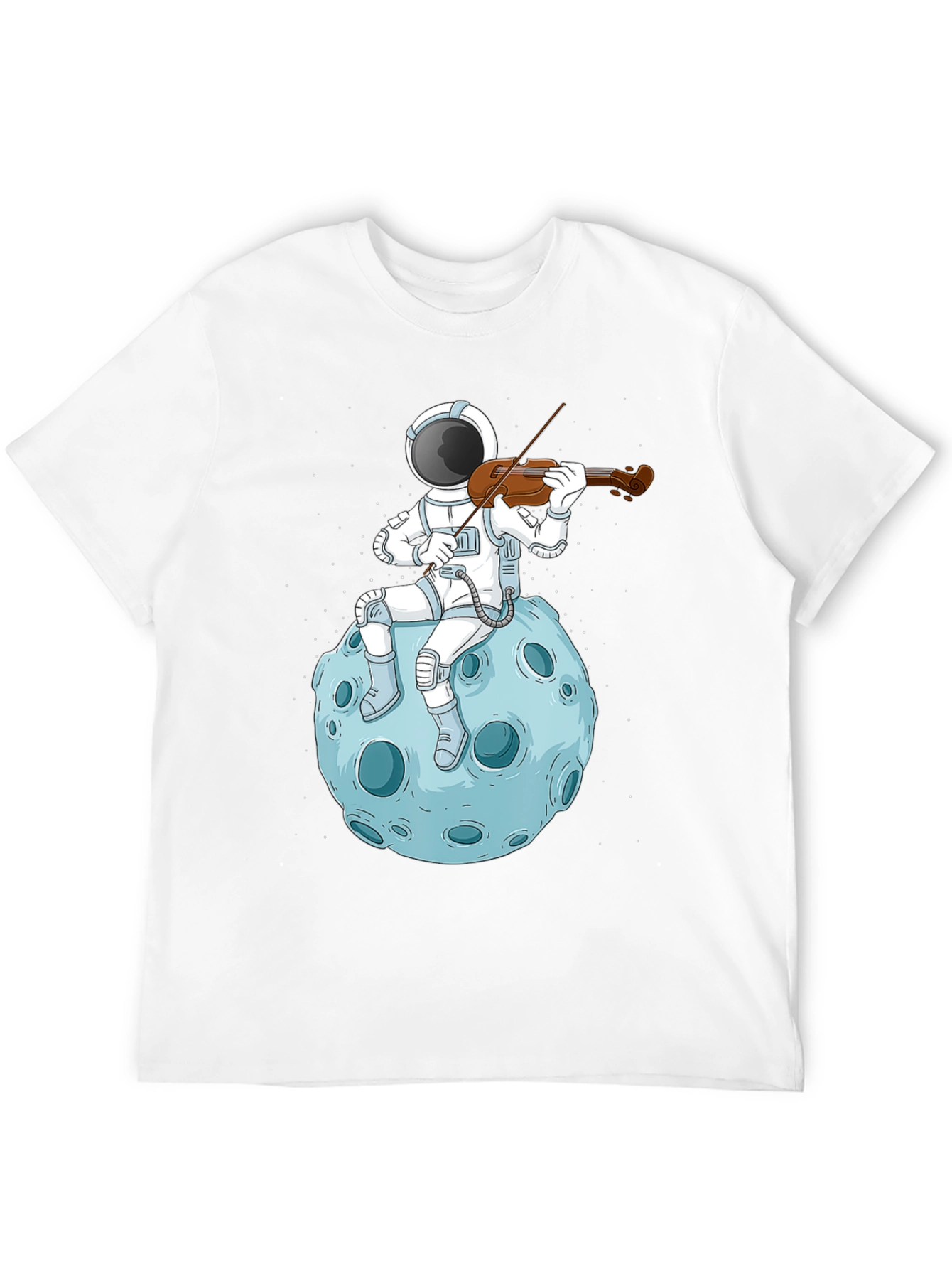 Astronaut Violinist T-Shirt - Space Music Tee