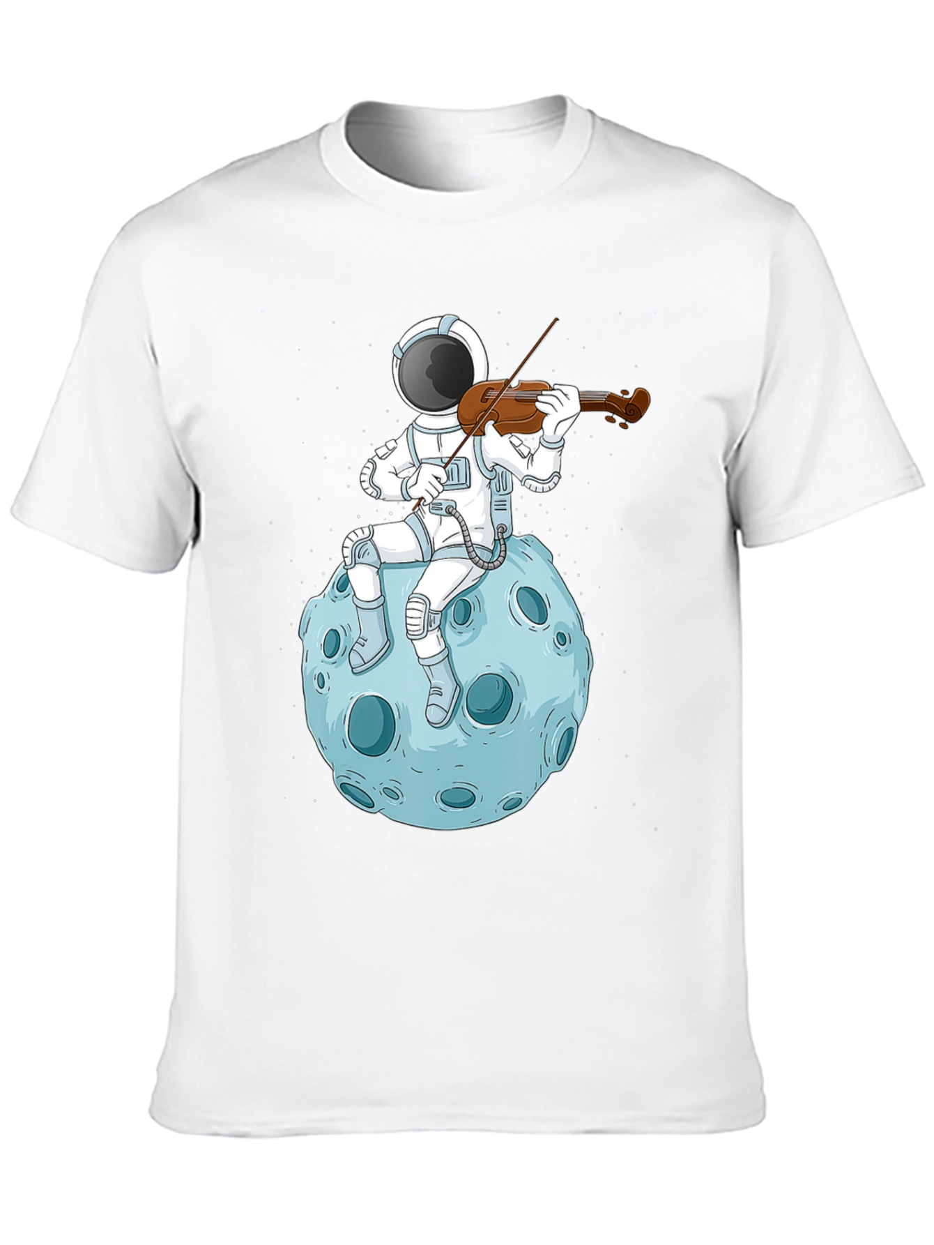 Astronaut Violinist T-Shirt - Space Music Tee