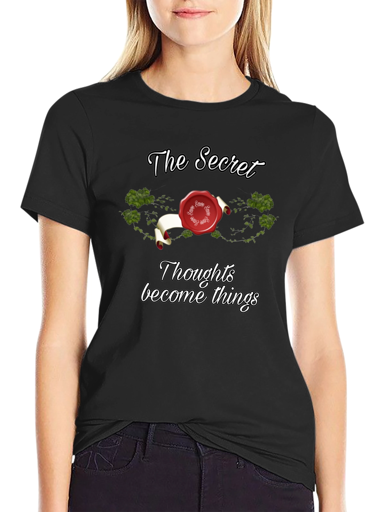 The Secret - Thoughts Become Things Black T-Shirt