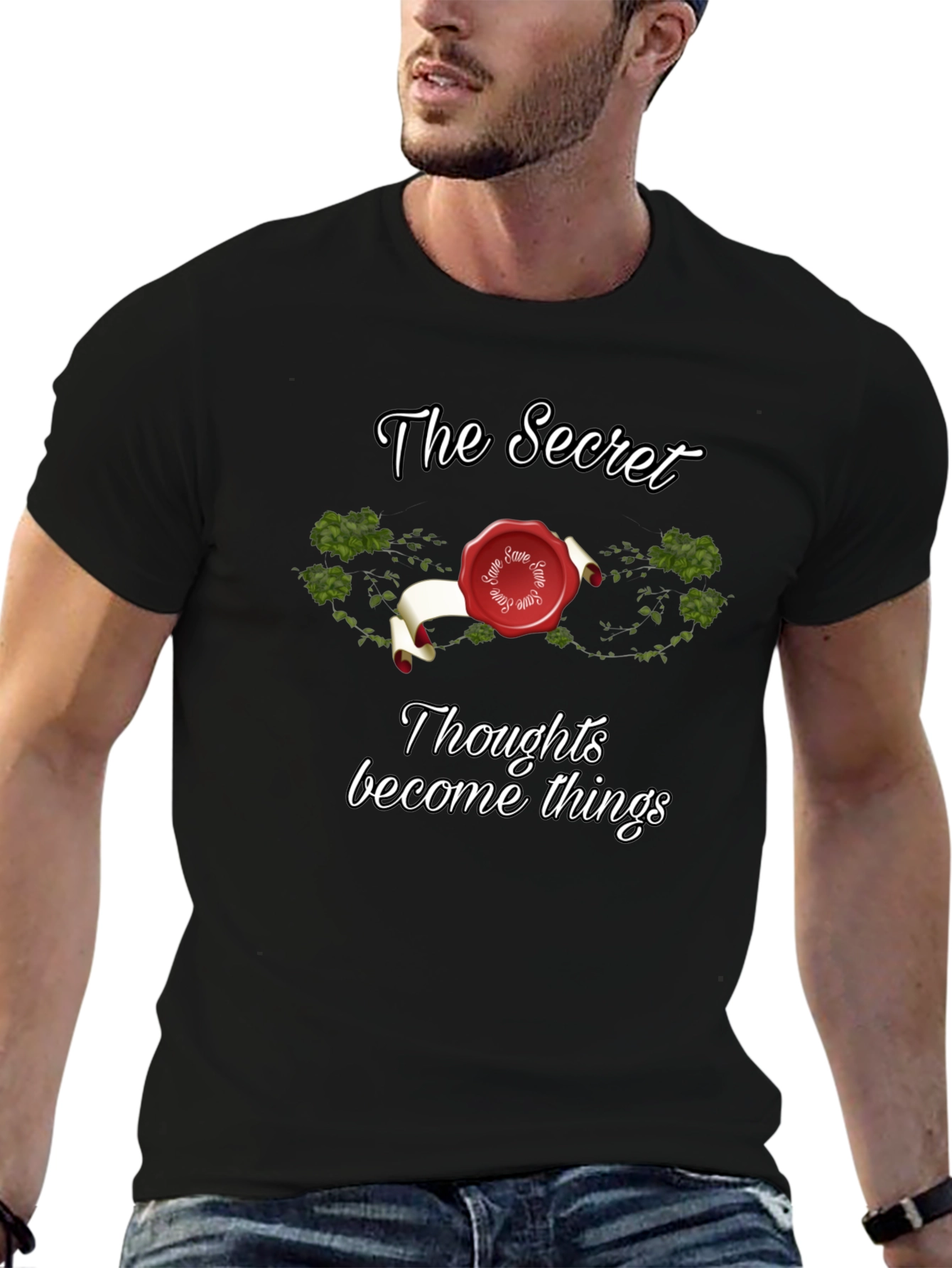The Secret - Thoughts Become Things Black T-Shirt