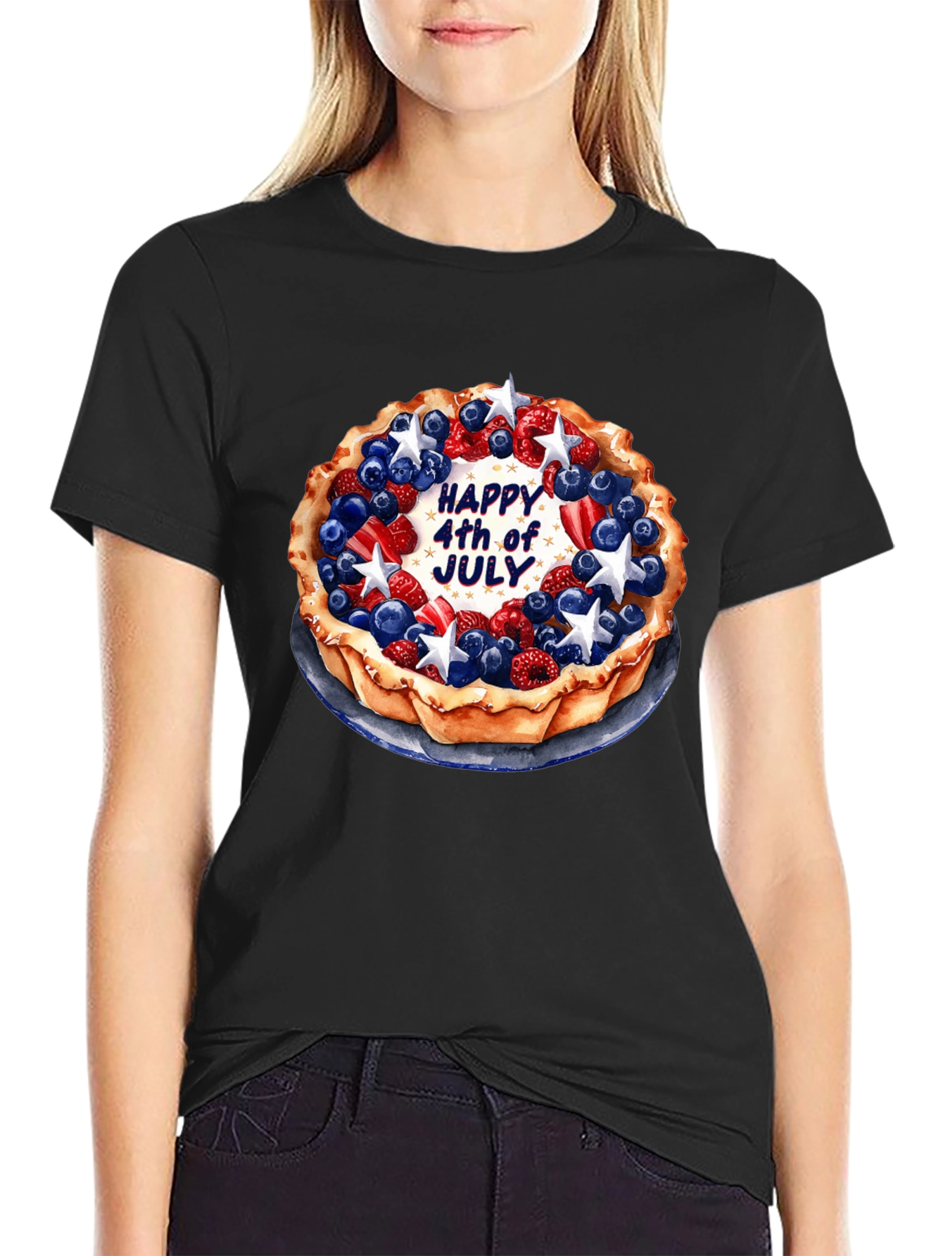 Festive 4th of July Pie T-Shirt