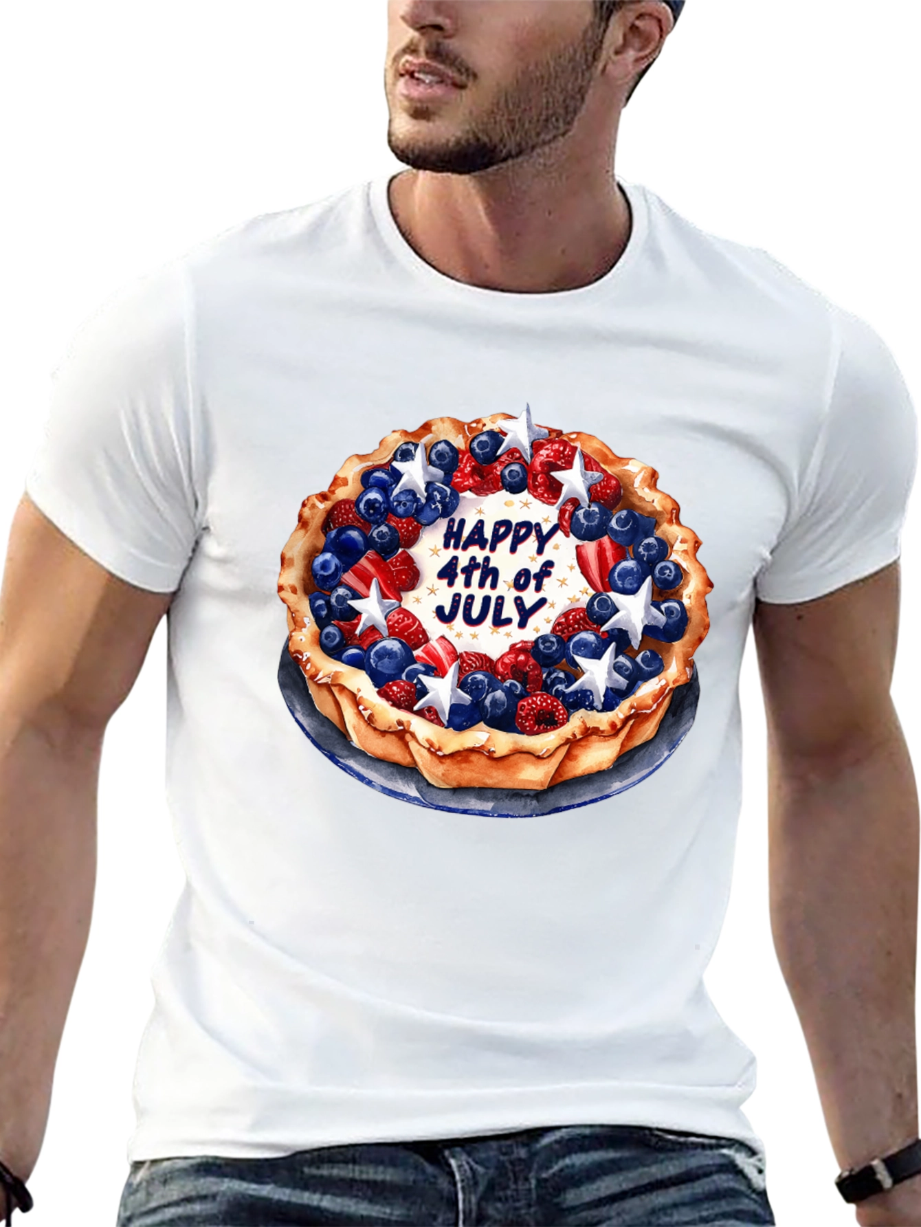 Festive 4th of July Pie T-Shirt