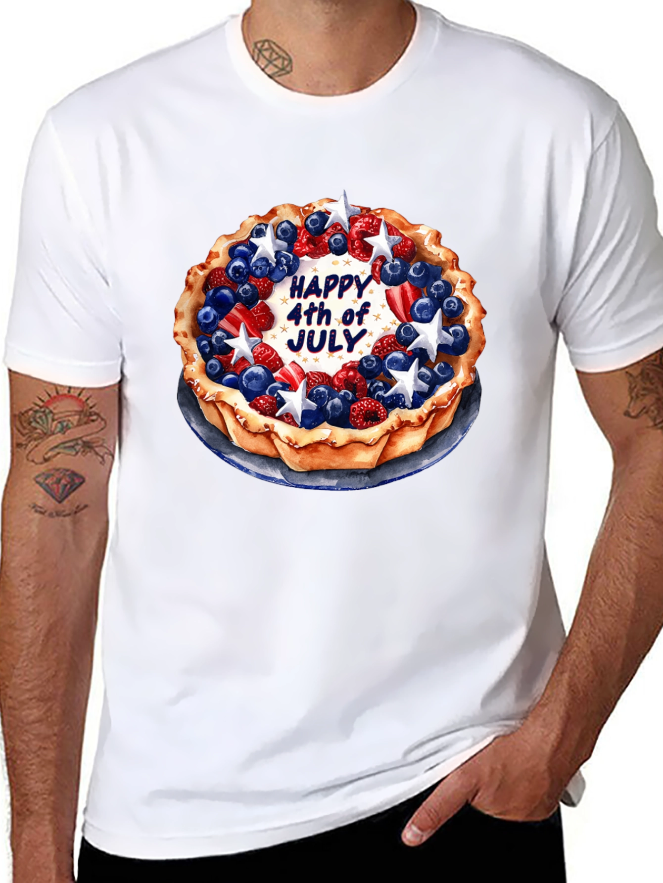 Festive 4th of July Pie T-Shirt