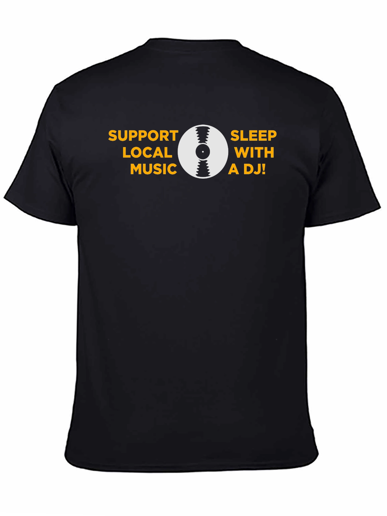 Support Local Music - Black Graphic T-Shirt