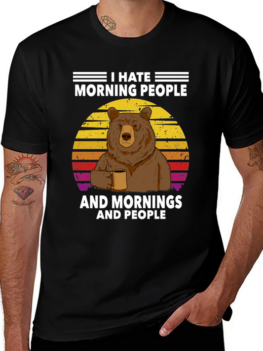 I Hate Morning People Graphic Tee