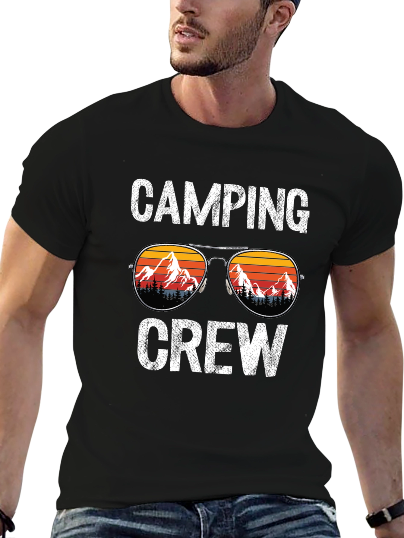 Camping Crew Graphic T-Shirt