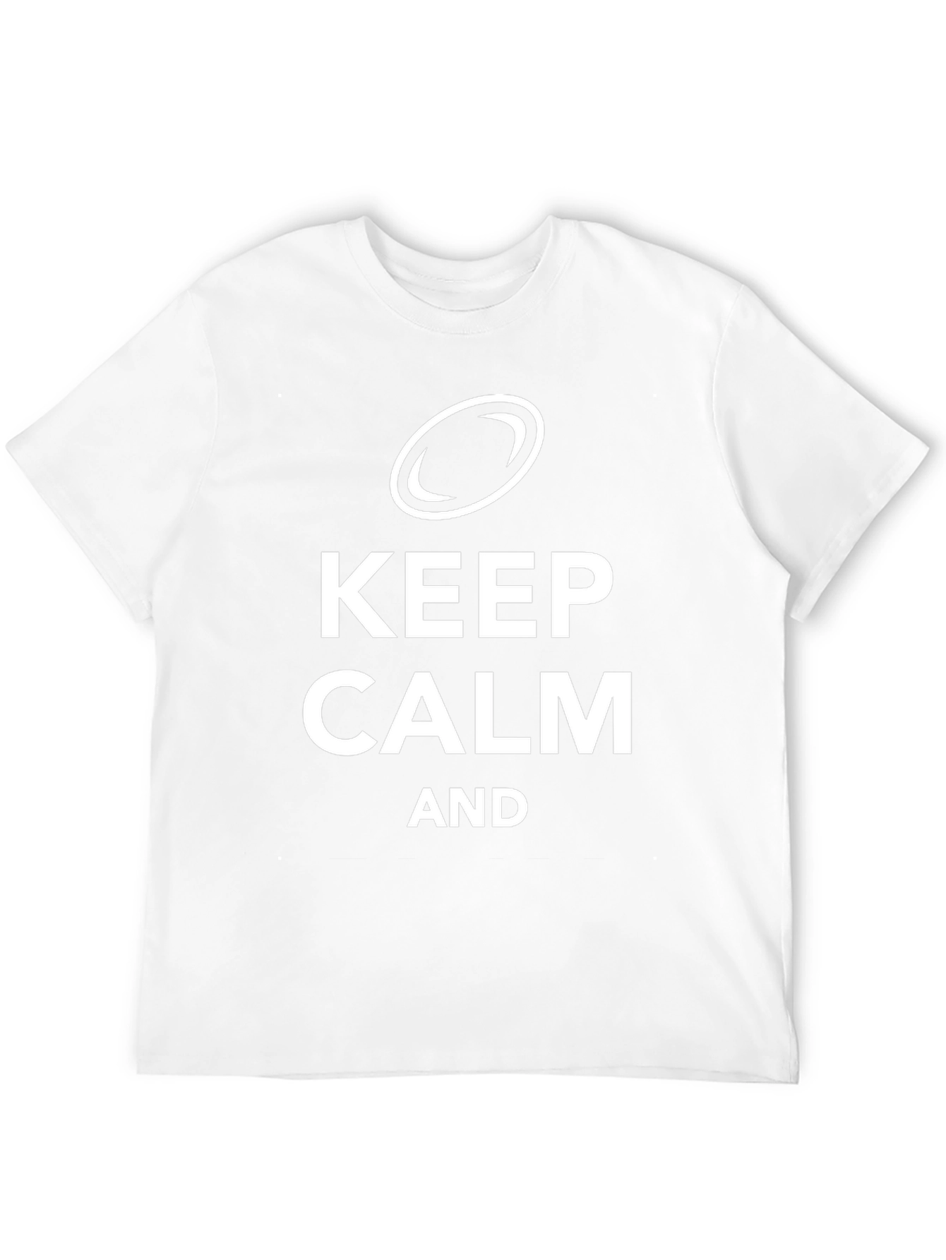 Keep Calm and Play Rugby Black T-Shirt
