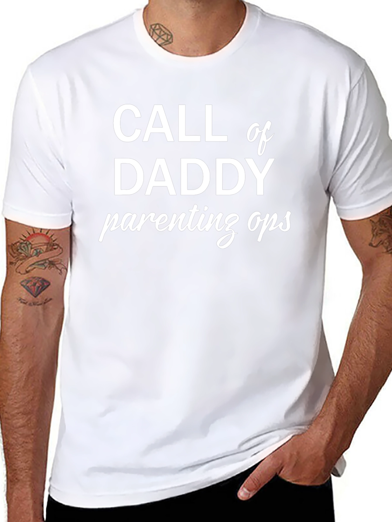 Call of Daddy Parenting Ops Graphic T-Shirt