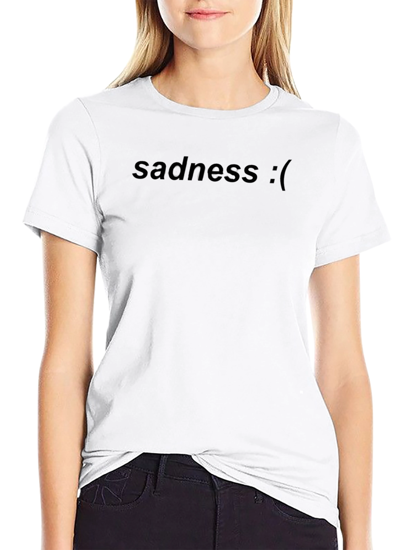 Sadness T-Shirt - Black Unisex Soft Style Tee
