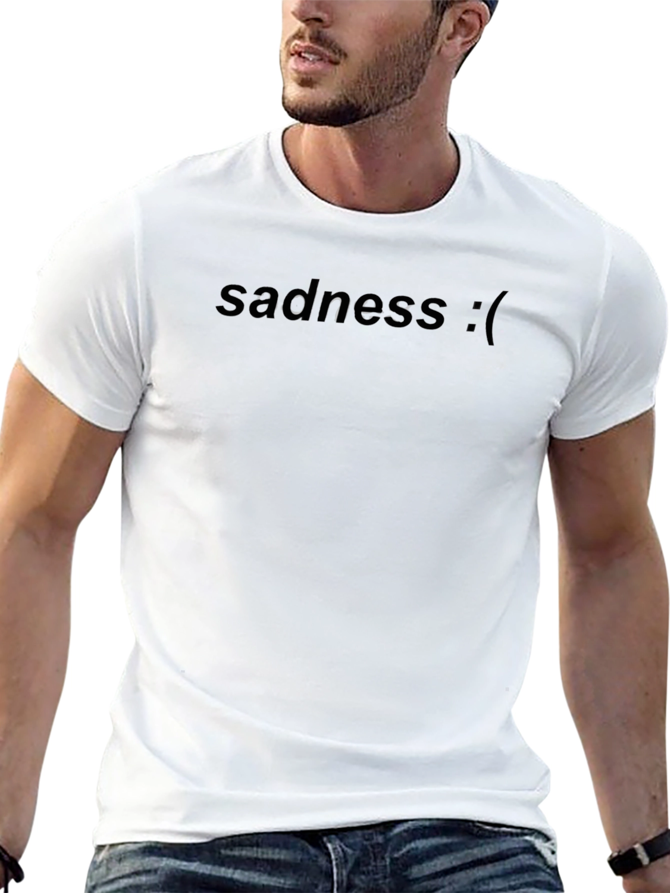 Sadness T-Shirt - Black Unisex Soft Style Tee