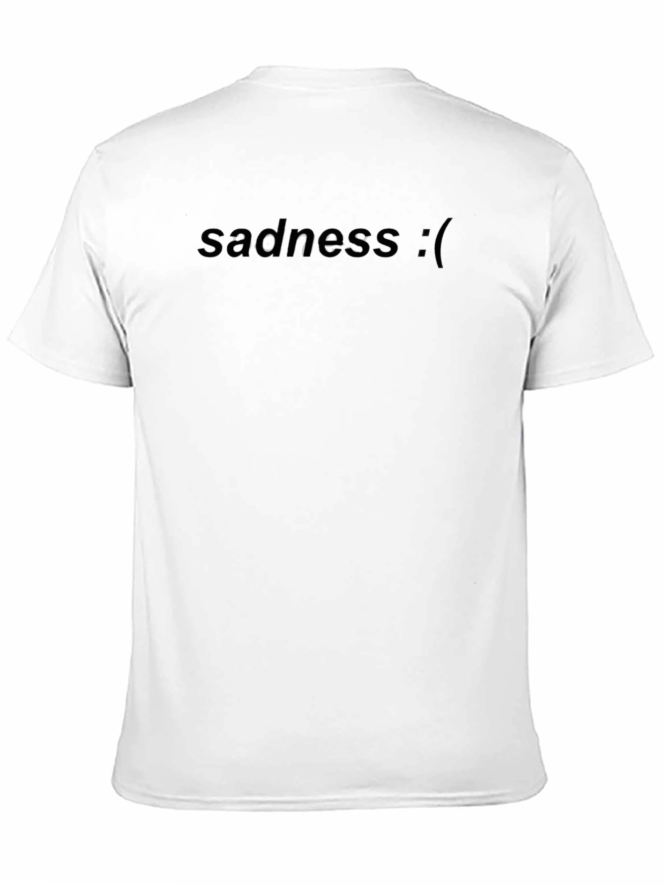 Sadness T-Shirt - Black Unisex Soft Style Tee