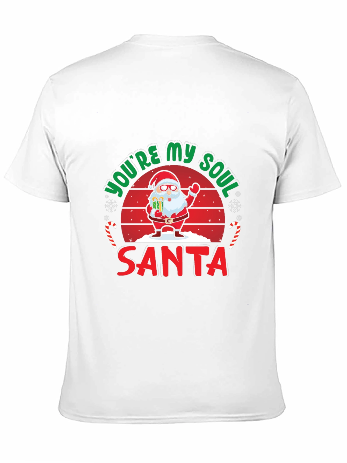 Youre My Soul Santa Black Graphic Tee