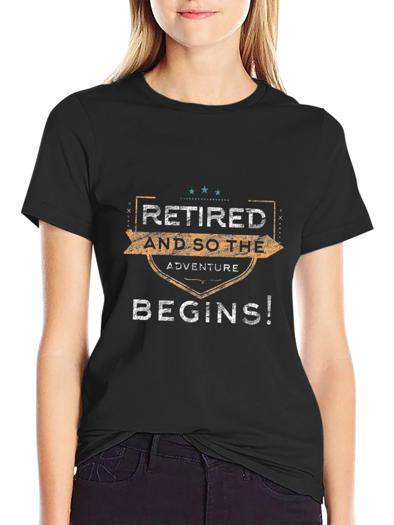 Retired Adventure Begins T-Shirt | Retirement Gift