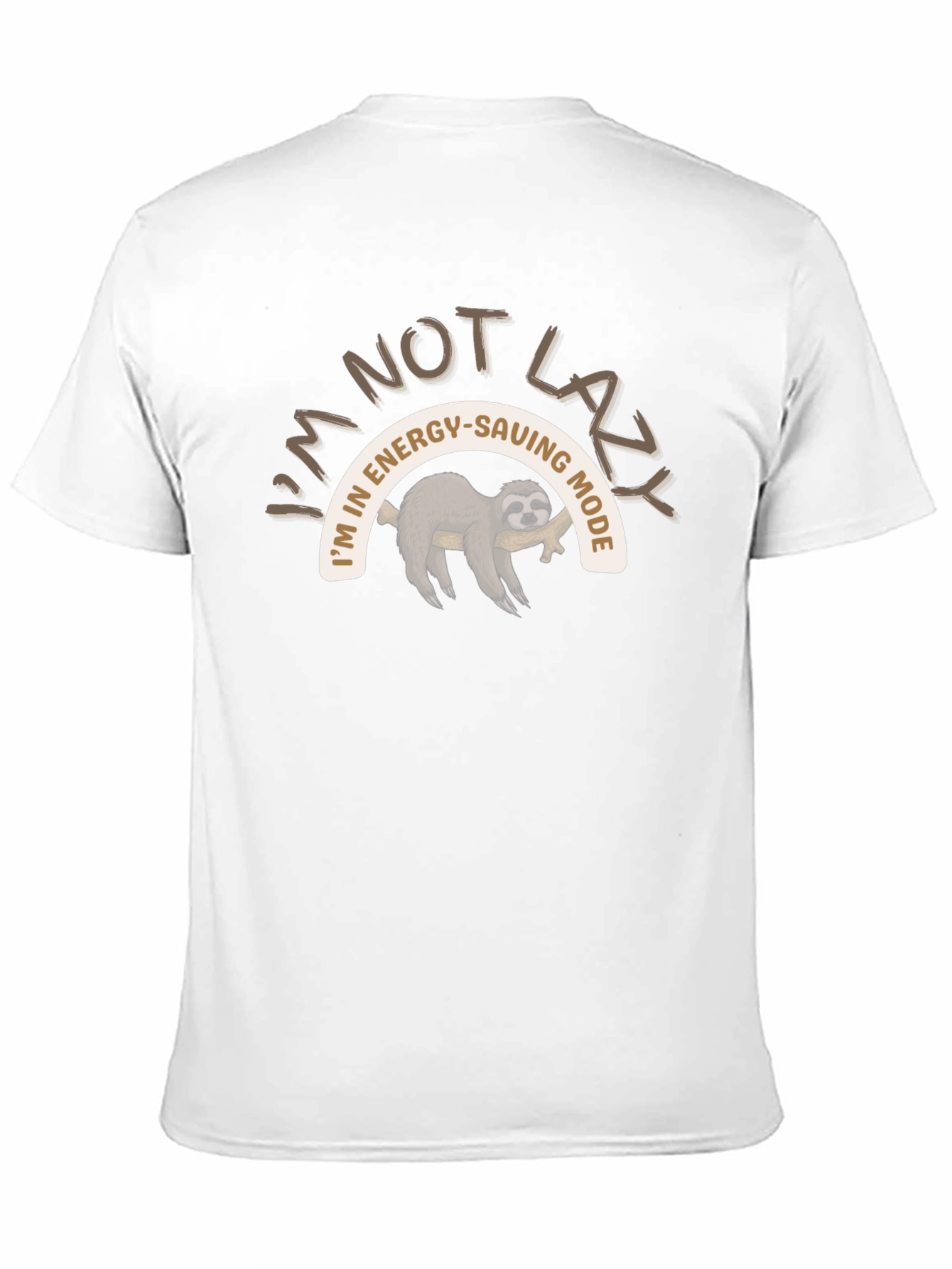 Im Not Lazy Energy Saving Mode Sloth T-Shirt